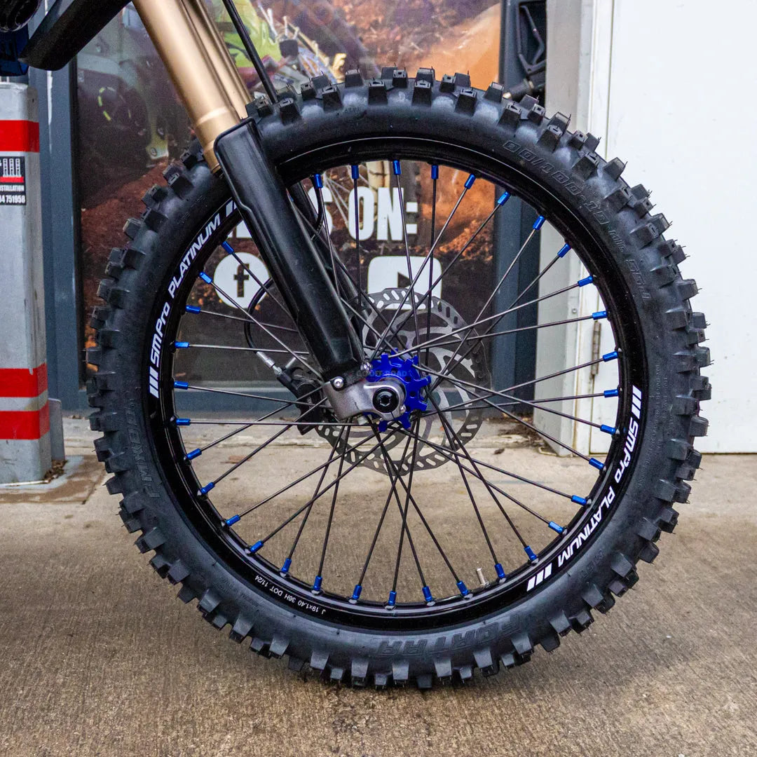 SM PRO SUR RON WHEEL SET 19/16" STANDARD BLUE/BLUE COMBO