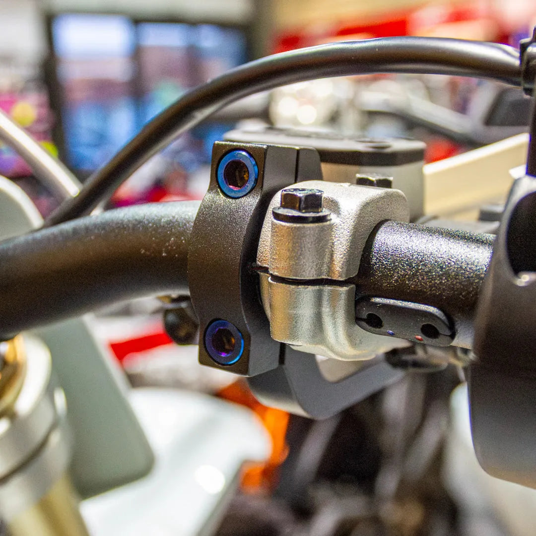 Warp 9 E-Moto Handguard Titanium Bolt Kit