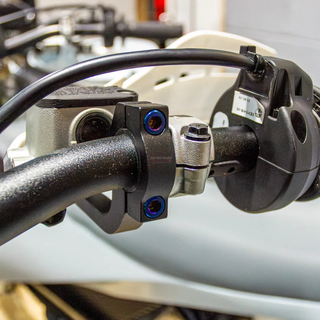 Warp 9 E-Moto Handguard Titanium Bolt Kit