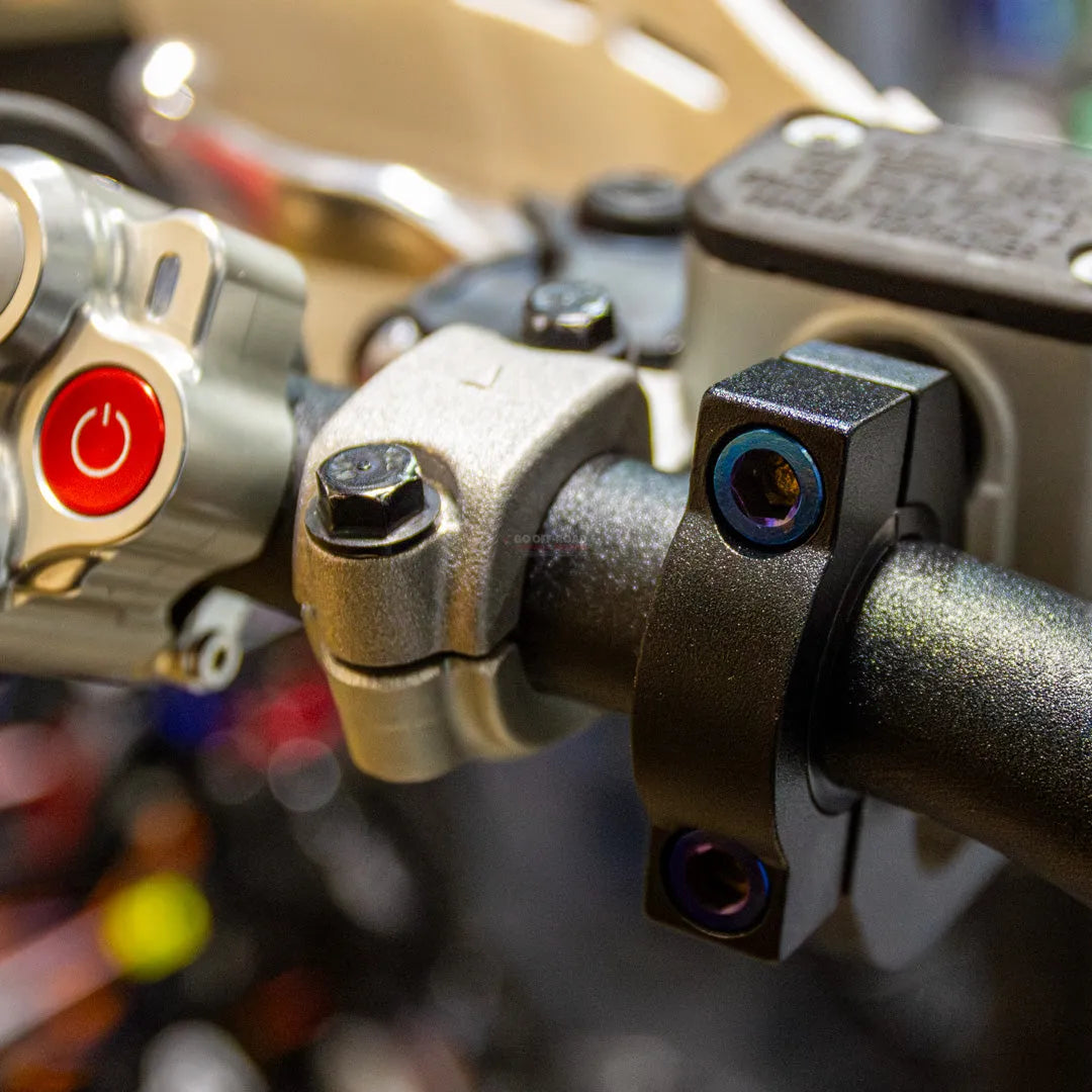 Warp 9 E-Moto Handguard Titanium Bolt Kit