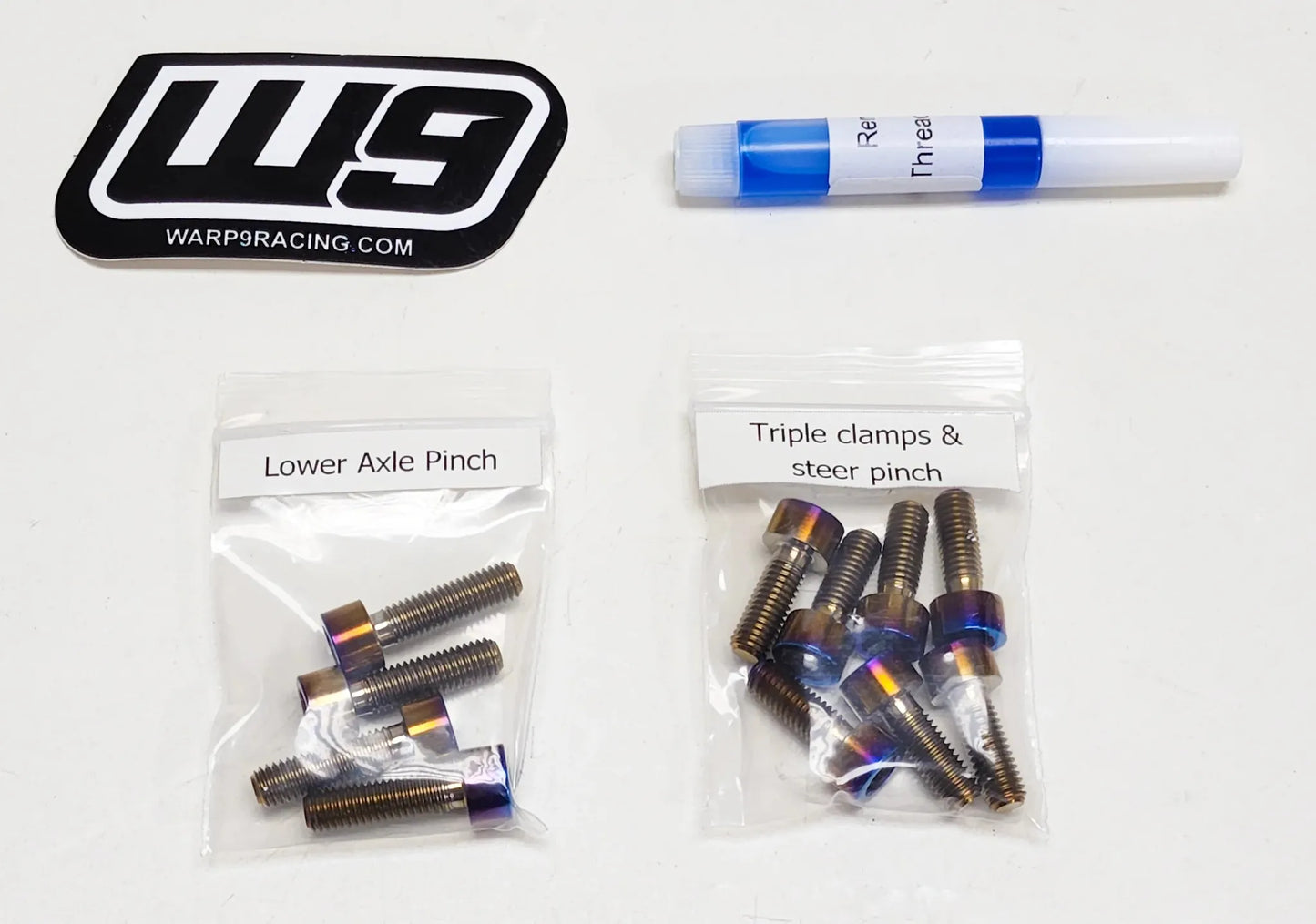 Warp 9 Titanium Fork Bolts - Go Off Road Barnsley