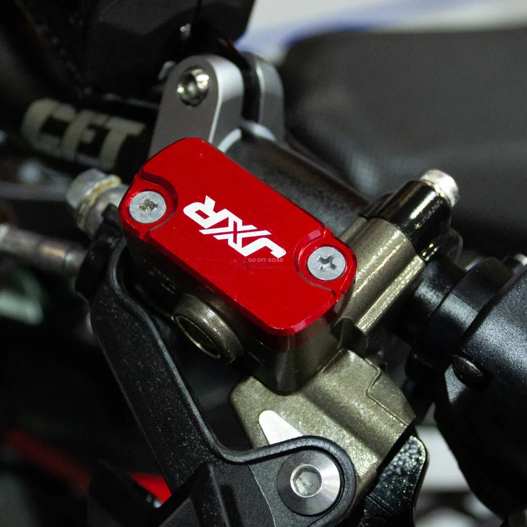 JXR Sur-Ron Ultra Bee Front + Rear Brake Reservoir Covers - Go Off Road Barnsley