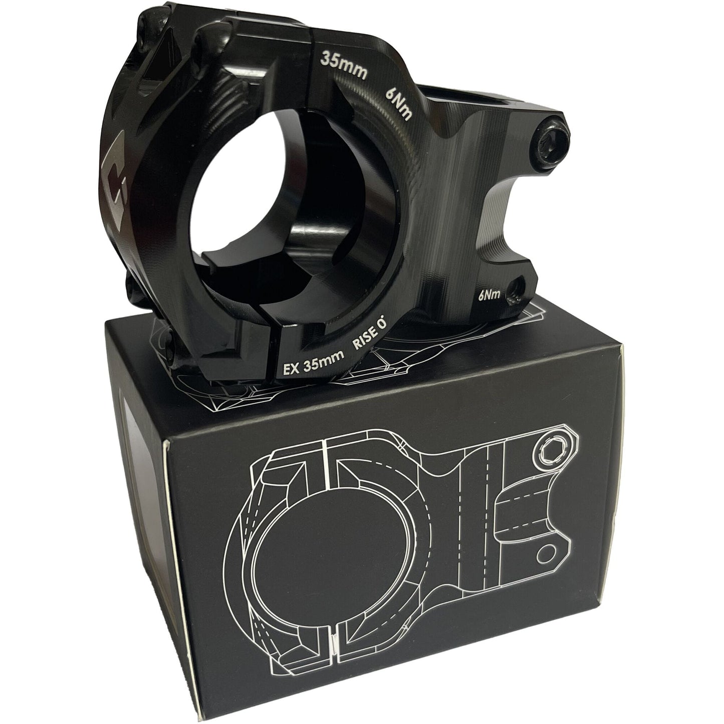 ODI Flight Control Stealth 35mm All Mountain Stem