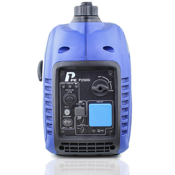 P1 2200W / 2.2kW Petrol Invertor Generator, Portable, Lightweight Suitcase Style with DC & USB | P2500i