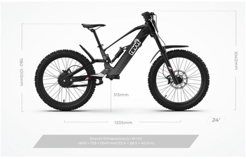 REVVI 24" ELECTRIC BIKE - PREORDER - Go Off Road Barnsley