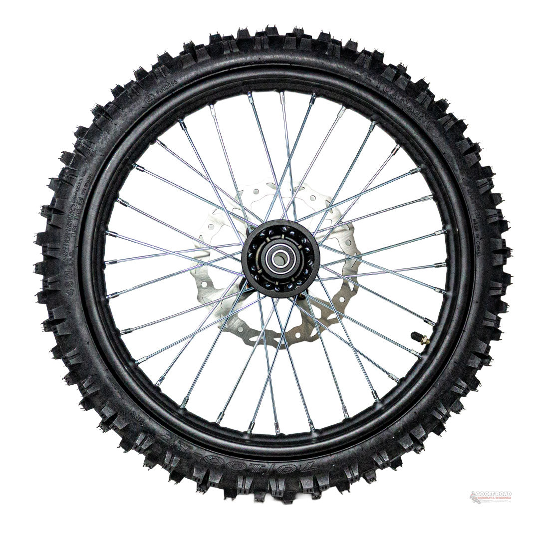 17" Front Pit Bike Wheel & Tyre