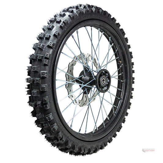 17" Front Pit Bike Wheel & Tyre