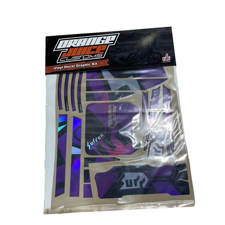 SUR RON OEM GRAPHICS KIT  - PURPLE  HOLOGRAPHIC