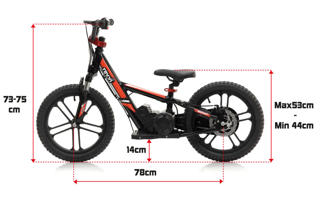 REVVI 16" PLUS ELECTRIC BALANCE BIKE