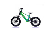 REVVI 18" ELECTRIC BIKE - green color -IN STOCK NOW - Go Off Road Barnsley