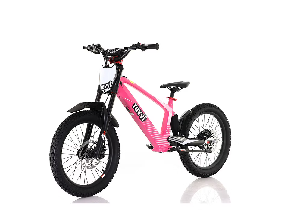 REVVI 20” ELECTRIC BIKE - pink color - Go Off Road Barnsley