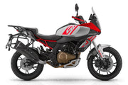 Side view of QJMotor SRT 600 S adventure motorcycle