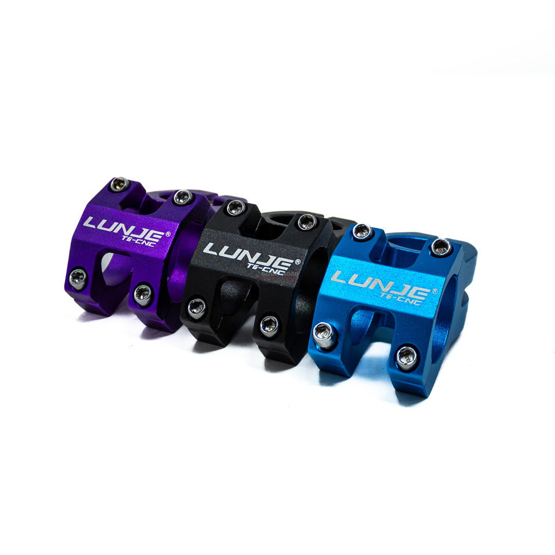 Lunje T6-CNC 31.8mm Stem Machined MTB Mountain Bike Handlebar Stem