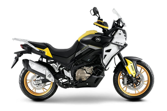 view of QJMotor SVT 650 adventure tourer