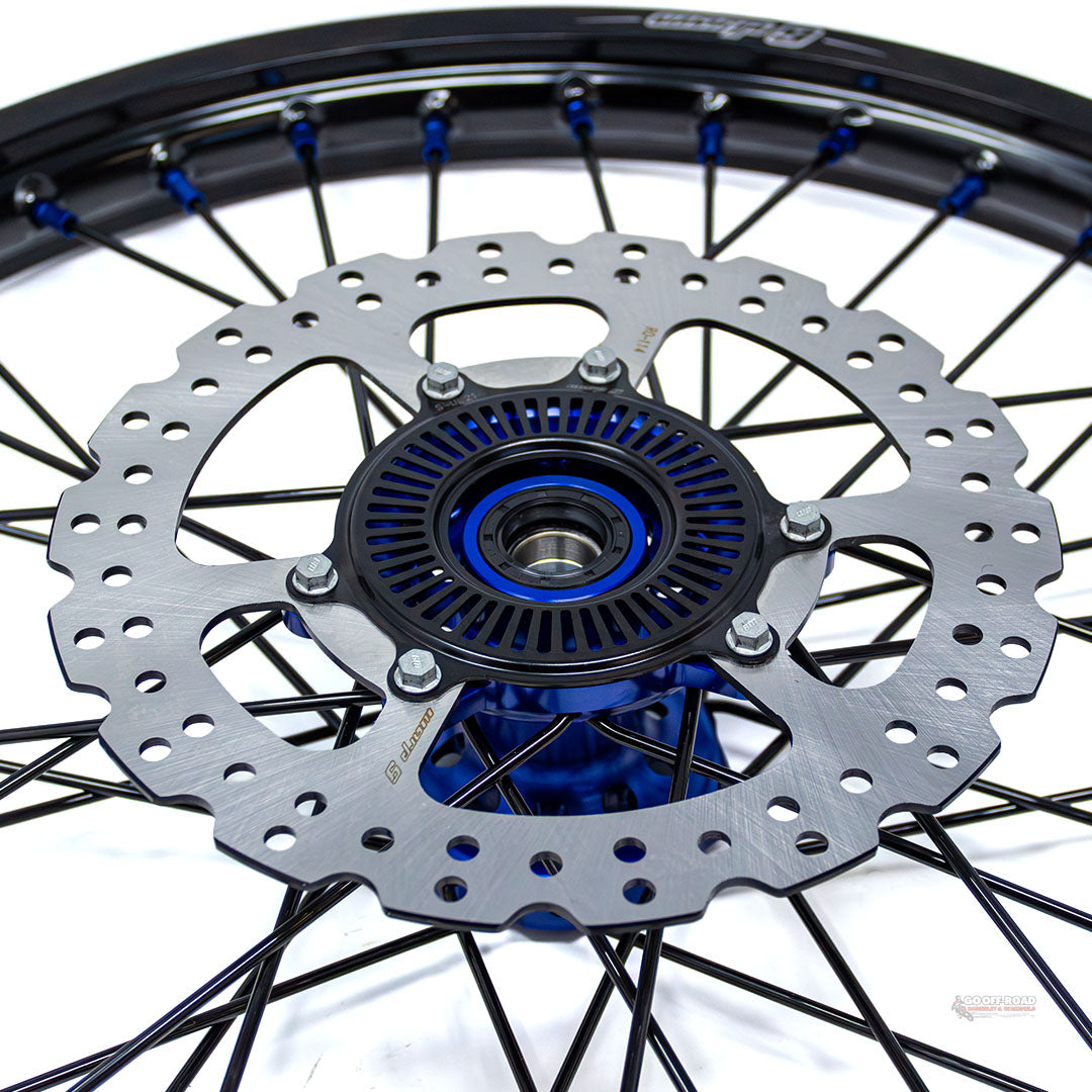 Warp 9 Ultra Bee Front Wheel Blue 21"