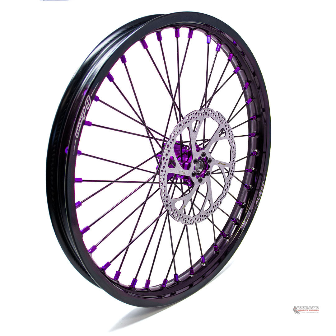Warp 9 Sur Ron Light Bee Front Wheel Purple 19"