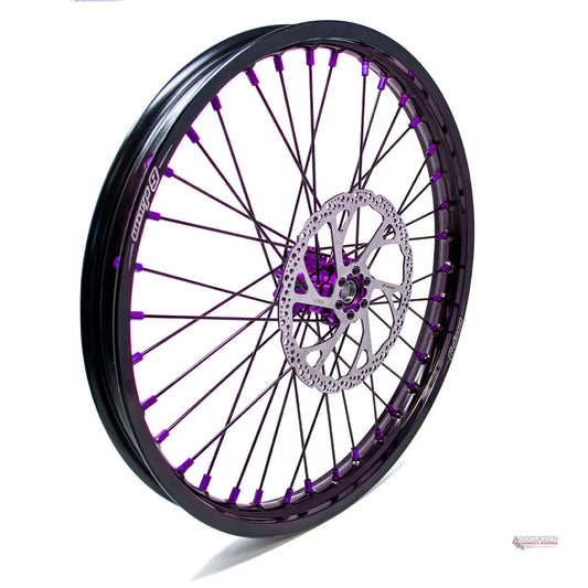 Warp 9 Sur Ron Light Bee Front Wheel Purple 19"