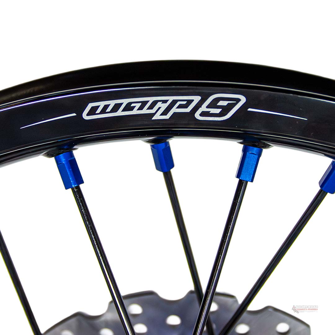 Warp 9 Ultra Bee Rear Wheel Blue 18"